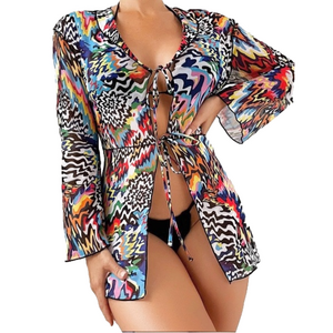 Multicolour mesh top